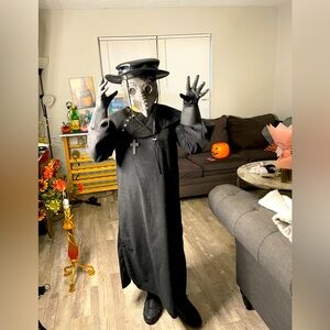Kids Plague Doctor Costume - Black